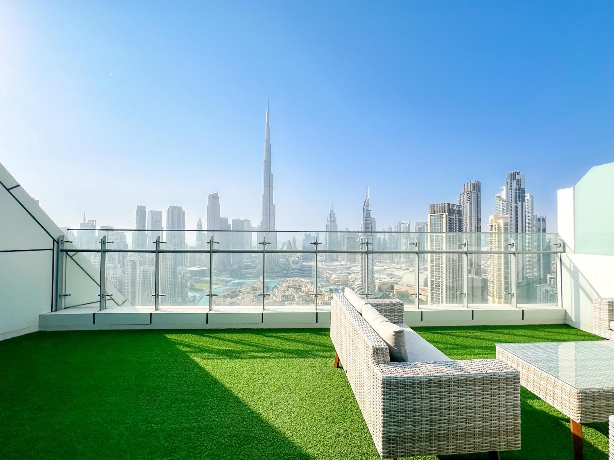 Panoramic Burj Khalifa View Luxury 2br Penthouse Appartement